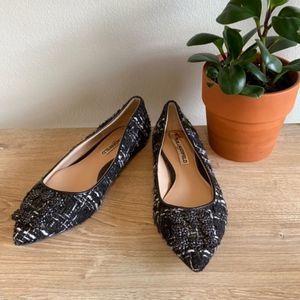 Karl Lagerfeld Paris Pointed Toe Nara Flats